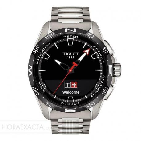 Reloj Tissot T-Touch Connect Solar Brazalete Titanio. T121.420.44.051.00
