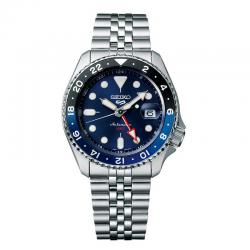 Reloj Seiko 5 GMT Azul. SSK03K1.